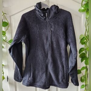 Black Hoodie Faux Fur